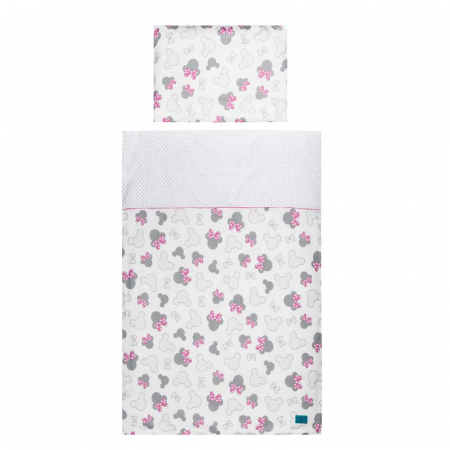 Accesorii camera bebe - Set lenjerie de pat 2 piese pentru bebelusi Belisima Fiki Miki P01-536, Multicolor