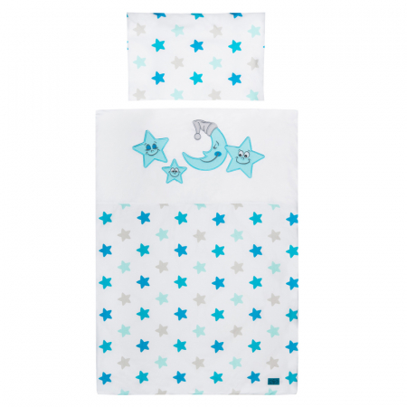Accesorii camera bebe - Set lenjerie de pat 2 piese pentru bebelusi Belisima P01-550, Multicolor