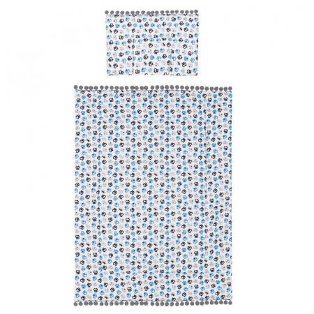 Accesorii camera bebe - Set lenjerie de pat 2 piese pentru bebelusi Belisima P01-896, Multicolor