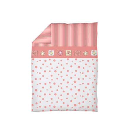 Set lenjerie de pat 2 piese pentru bebelusi Ceba Baby Peas 802-045-135, Multicolor [2]