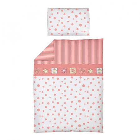 Accesorii camera bebe - Set lenjerie de pat 2 piese pentru bebelusi Ceba Baby Peas 802-045-135, Multicolor