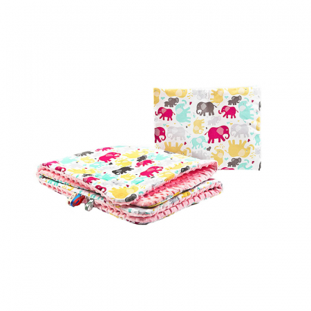Accesorii camera bebe - Set lenjerie de pat 2 piese pentru bebelusi Sensillo 4204R, Multicolor