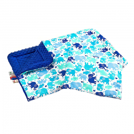 Accesorii camera bebe - Set lenjerie de pat 2 piese pentru bebelusi Sensillo 75-100M, Multicolor