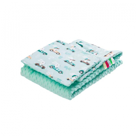 Accesorii camera bebe - Set lenjerie de pat 2 piese pentru bebelusi Sensillo SLPB-01, Multicolor