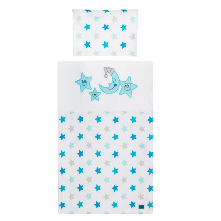 Accesorii camera bebe - Set lenjerie de pat 3 piese pentru bebelusi Belisima P01-552, Multicolor