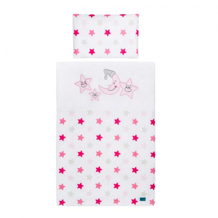 Accesorii camera bebe - Set lenjerie de pat 3 piese pentru bebelusi Belisima P01-553, Multicolor