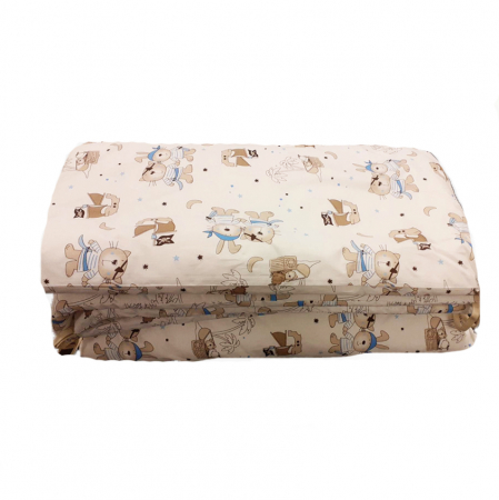 Accesorii camera bebe - Set lenjerie de pat 5 piese 135 x 100 cm MimiNu 146650-3, Multicolor