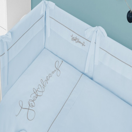 Set lenjerie de pat 5 piese 90 x 120 cm pentru baieti Sweet Dreams P02-0529, Albastru [3]