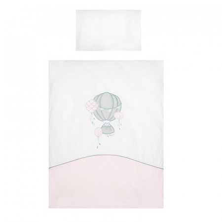 Set lenjerie de pat 5 piese 90 x 120 cm pentru fete Belisima Baloniki P02-0050, Multicolor [1]