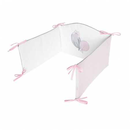 Set lenjerie de pat 5 piese 90 x 120 cm pentru fete Belisima Baloniki P02-0050, Multicolor [2]