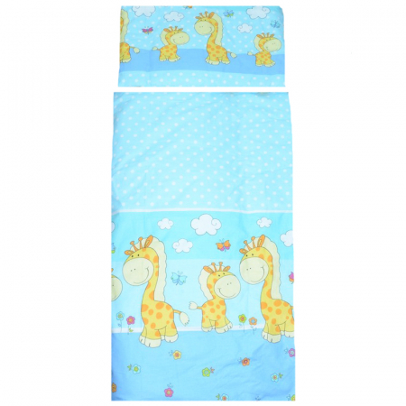 Accesorii camera bebe - Set lenjerie de pat 6 piese 135 x 100 cm pentru bebelusi Semma SLPSB-1, Multicolor