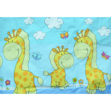Set lenjerie de pat 6 piese 135 x 100 cm pentru bebelusi Semma SLPSB-1, Multicolor [1]