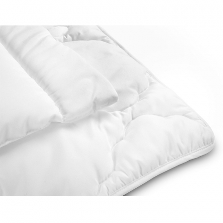 Set lenjerie de pat pentru copii pilota si perna 135 x 100 cm Sensillo 303486, Alb [3]