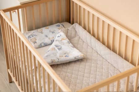 Set lenjerie de patut din 2 piese, pentru bebelusi, Sensillo 391724, Albastru [4]