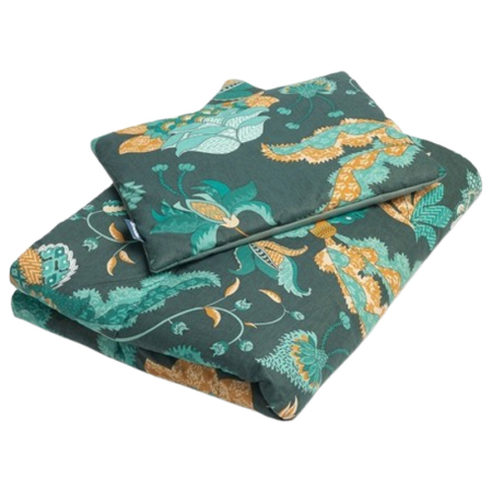 Lenjerii de patut - Set lenjerie de patut din 2 piese, pentru bebelusi, Sensillo 396101, Verde