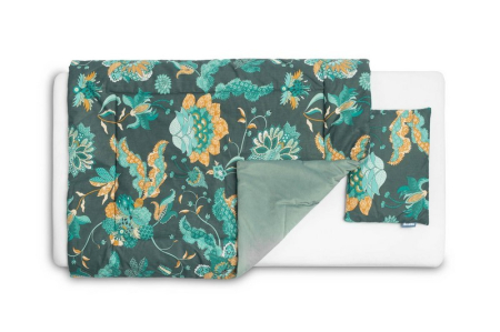 Set lenjerie de patut din 2 piese, pentru bebelusi, Sensillo 396101, Verde [2]