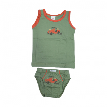 Lenjerie intima - Set maiou si chilot pentru fete Marcinkowski 230-AC, Verde