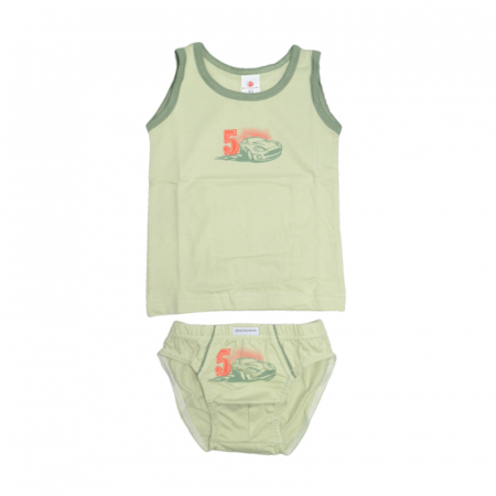 Lenjerie intima - Set maiou si chilot pentru fete Marcinkowski 230-AC-01, Verde