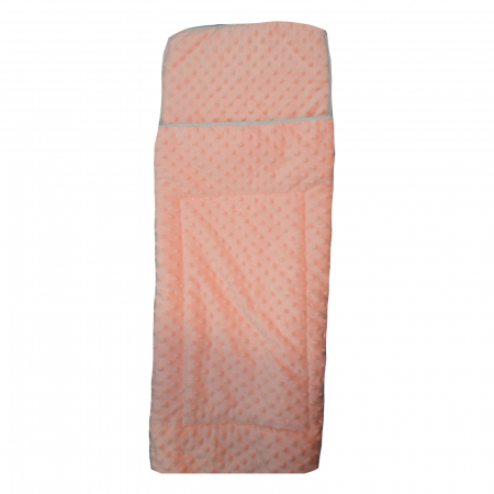 Paturici si pleduri bebelusi - Set patura si perna pentru fete Ty i My 121838, Coral