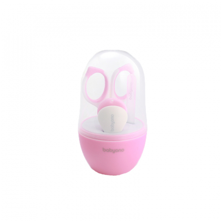 Articole de ingrijire - Set pentru ingrijirea unghiilor BabyOno 398/02, Roz