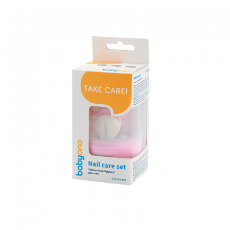 Set pentru ingrijirea unghiilor BabyOno 398/02, Roz [2]