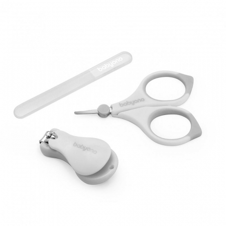 Set pentru ingrijirea unghiilor BabyOno 398/03, Gri [1]