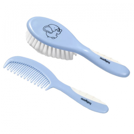 Articole de ingrijire - Set perie si pieptan BabyOno 570/04, Albastru