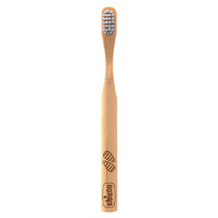 Periute dinti - Periuta de dinti din bambus pentru copii Chicco 138883, Bej