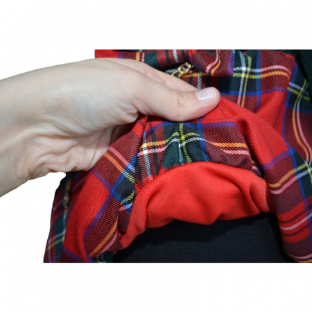 Set rochie eleganta din catifea cu maneca lunga si geanta pentru fete New Collection [4]