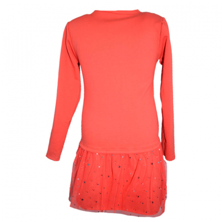 Rochie eleganta captusita de Craciun pentru fete Moda 2052-R, Rosu [1]