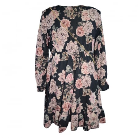 Set rochie eleganta si geanta pentru fete New Collection 9137, Negru [1]