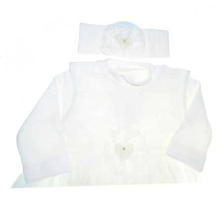 Set rochita 5 piese pentru fete Mini Junior SET-5100C, Crem [2]