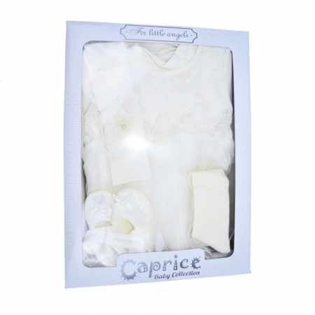 Set rochita 5 piese pentru fete Mini Junior SET-5100C, Crem [1]