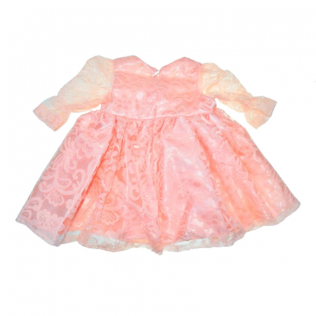 Set rochita pentru botez 4 piese Mini Junior RBTZ-24108, Coral [3]