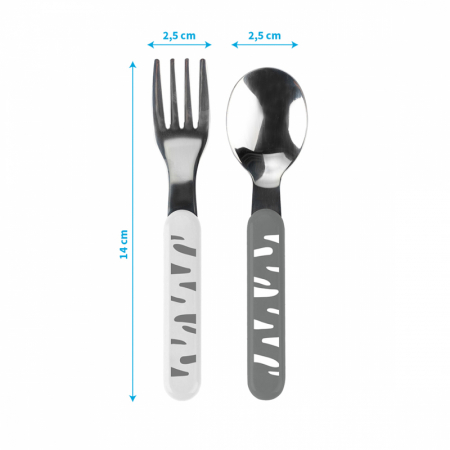 Set tacamuri pentru copii BabyOno 1065/01, Alb [1]