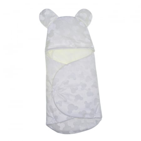 Saci de dormit - Sistem de infasat reglabil, 70 cm, pentru bebe, Mini Junior 95025C, Crem