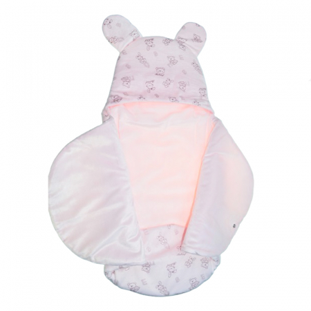 Sistem de infasat reglabil 90 cm pentru bebe Mini Junior SIN-92010R, Roz [2]