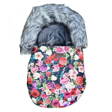 Saci de dormit - Sac de dormit pentru carucior cu fermoar si blanita detasabila BabyActive PRTB-1, Multicolor