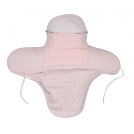 Sistem de infasat reglabil din bumbac 62 cm pentru bebe Mini Junior SIN-20119, Roz [3]