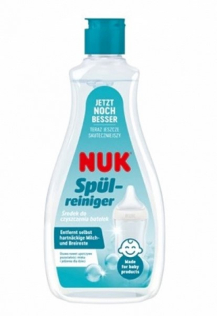 Biberoane si tetine - Solutie pentru spalat biberoane si tetine, 500 ml Nuk 441823, Transparent