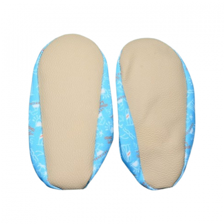 Sosete acvatice antiderapante, pentru plaja si piscina, Mini Junior 15-ALEY, Albastru [1]