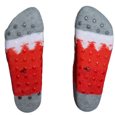 Sosete antiderapante de Craciun pentru copii Mini Junior 586158-R, Rosu [2]