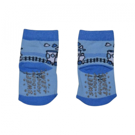 Sosete antiderapante pentru baieti, Mini Junior, SSTMJ-31A, Albastru [1]