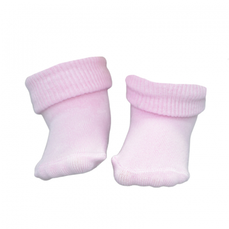 Sosete bebelusi si copii - Sosete antiderapante pentru copii Mini Junior 04-ALEY, Roz