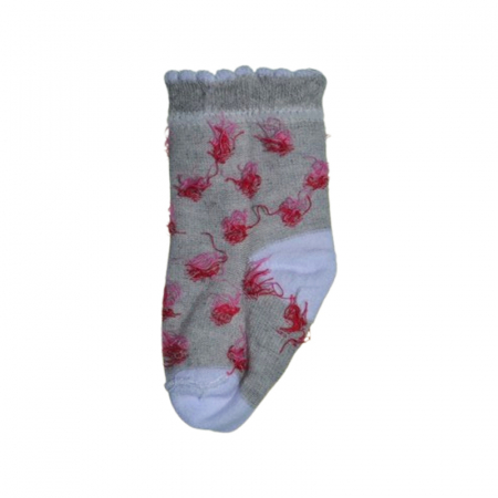 Sosete antiderapante pentru fete, Mini Junior, SSTMJ-27G, Gri [2]