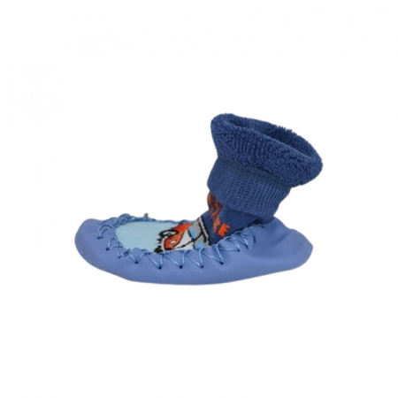 Sosete cu talpa antiderapanta pentru baieti, SSTMJ-1034-12, Albastru [2]