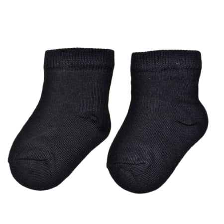 Îmbrăcăminte băieți - Sosete din bumbac pentru baieti, Milusie SST0611N-5-6, Negru
