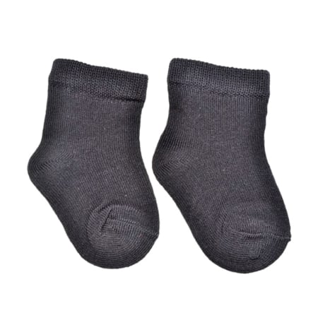 Sosete din bumbac pentru baieti, Milusie SST0611N-5-6, Negru [1]