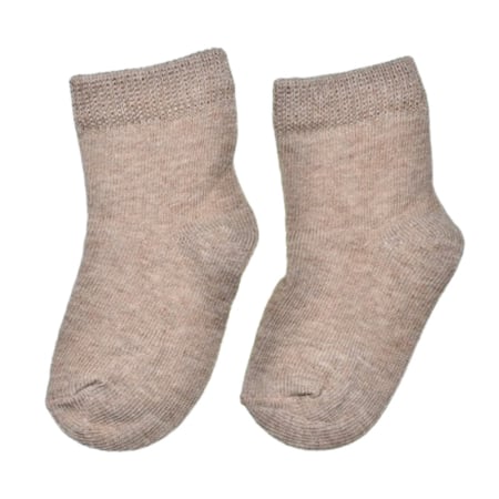 Îmbrăcăminte băieți - Sosete din bumbac pentru copii, Milusie SST0611B2-5-6, Bej