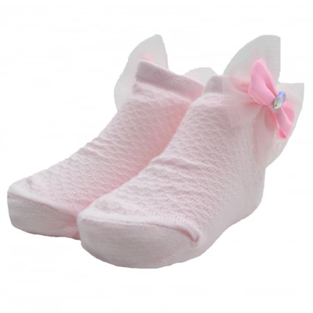 Sosete bebelusi si copii - Sosete elegante pentru fete Mini Junior BTO-53